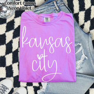 Neon Cursive Kansas City