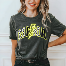Load image into Gallery viewer, Mama Checkered Lightning Bolt **Choose Your Color!
