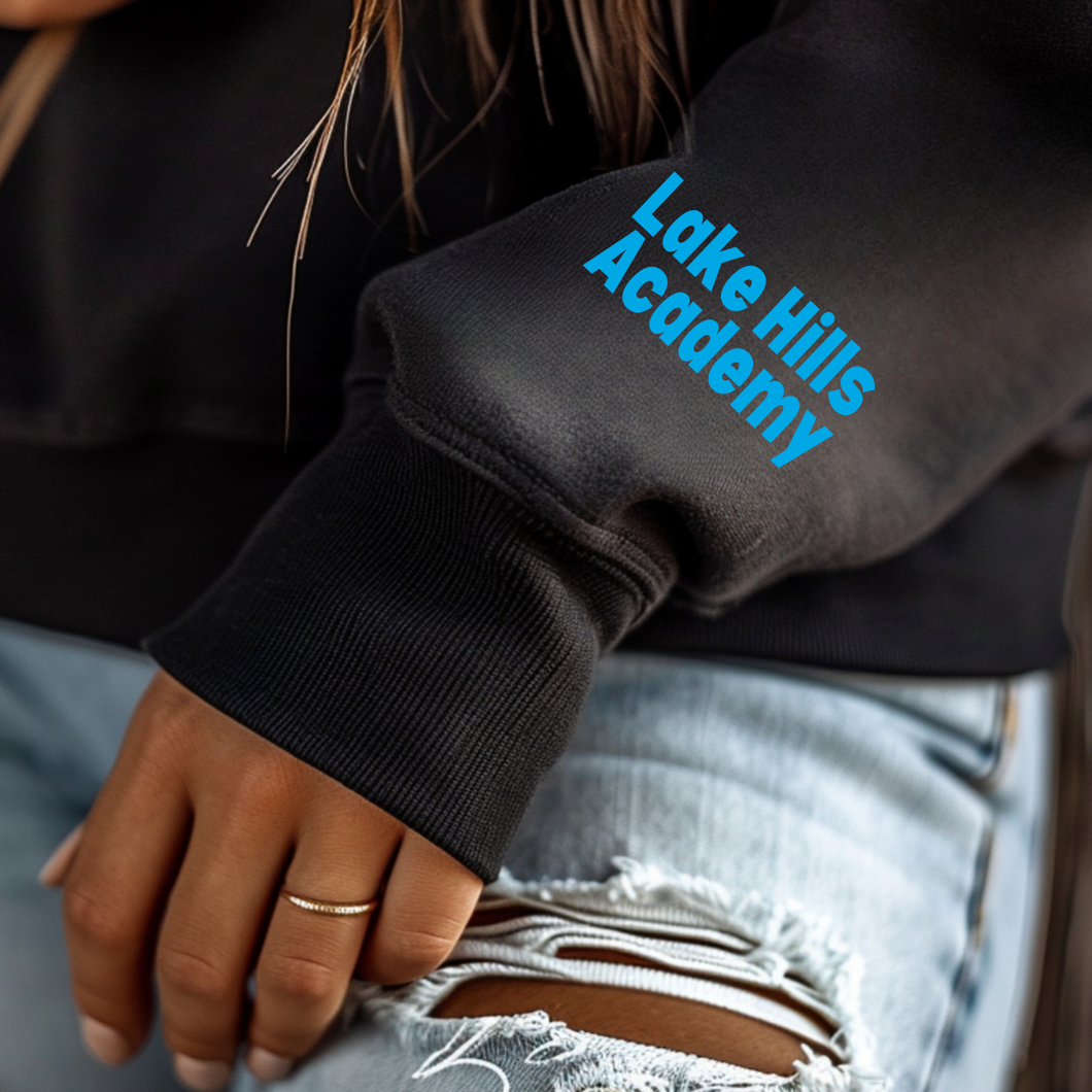 Lake Hills Academy Blue Sleeve Design