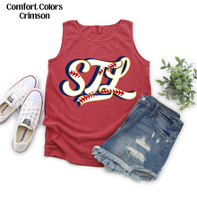 Load image into Gallery viewer, STL Baseball Comfort Colors Crimson
