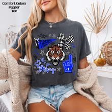 Load image into Gallery viewer, Blue Tigers Doodle
