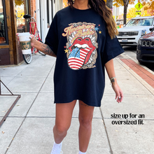Load image into Gallery viewer, American Babe Rocker Black Shirt
