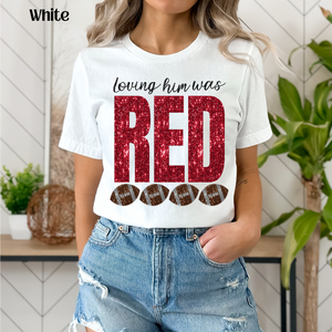 Loving Him Was Red Front & Back