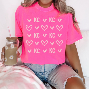 Pink KC Hearts