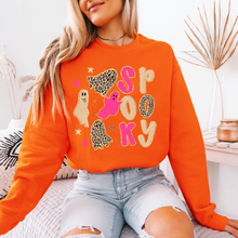 Load image into Gallery viewer, Doodle Spooky on Orange
