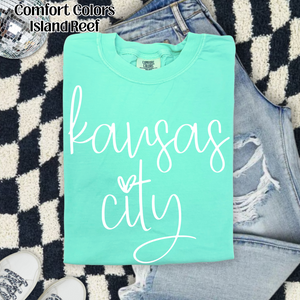 Neon Cursive Kansas City