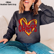 Load image into Gallery viewer, Chiefs Red &amp; Yellow Heart
