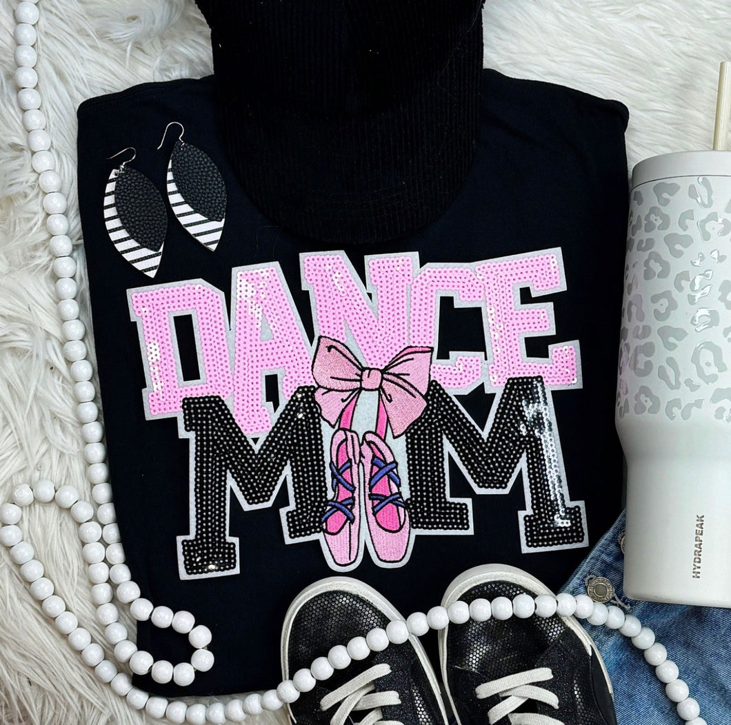 Dance Mom Sequin Chenille Patch