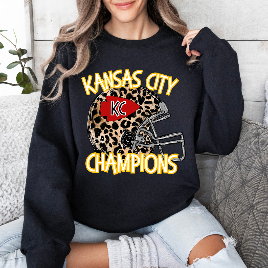 Kansas City Champions Leopard Helmet