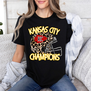 Kansas City Champions Leopard Helmet
