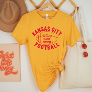 Kansas City Football Best In The West On Gold