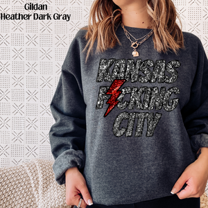 Kansas F*cking City (Faux Glitter)