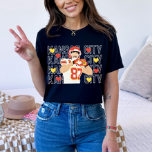 Load image into Gallery viewer, Kansas City Kelce Hearts White Font
