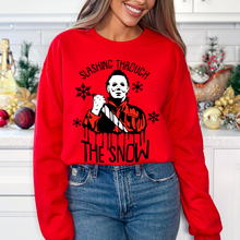 Load image into Gallery viewer, Slashing Through The Snow On Red
