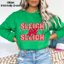 Load image into Gallery viewer, Sleigh Girl Sleigh On Kelly Green
