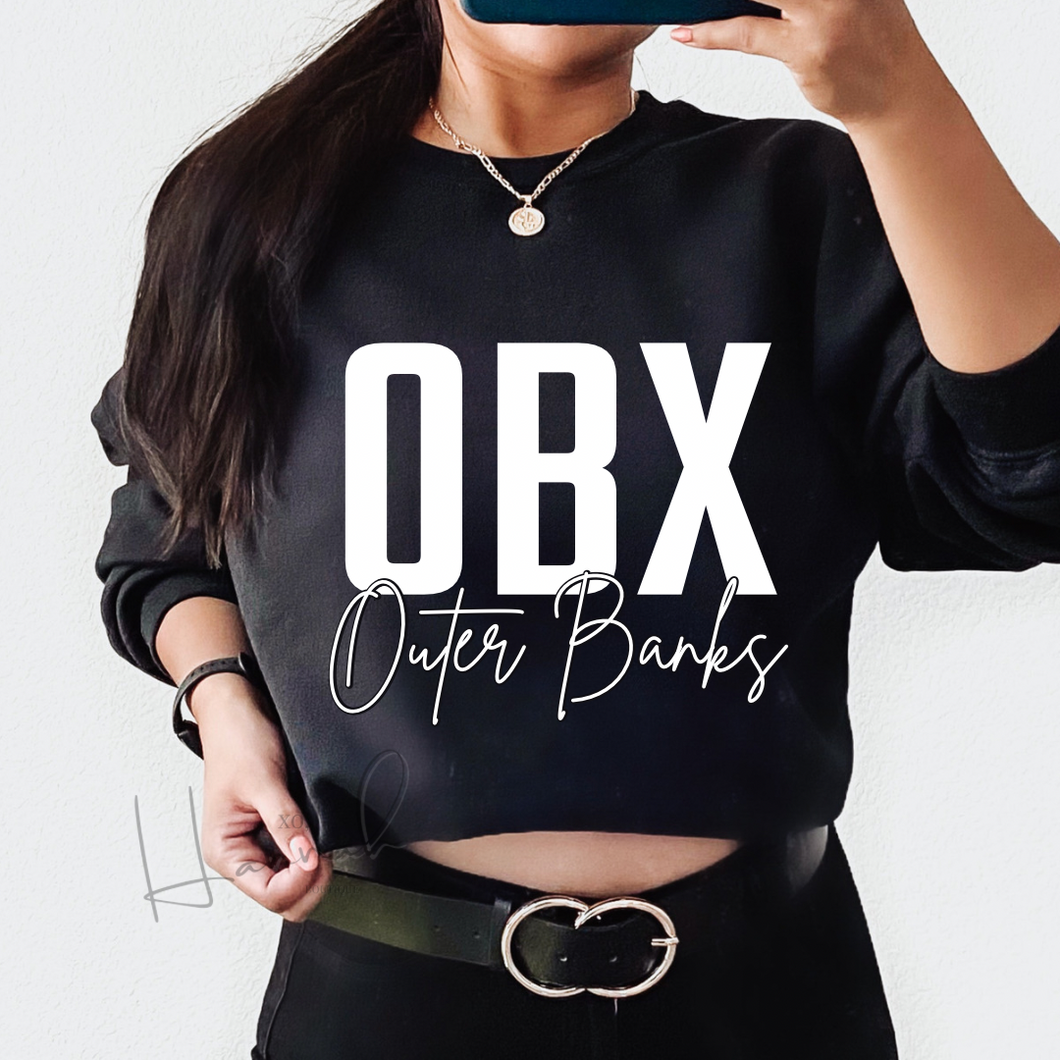 OBX White Font