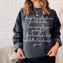 Load image into Gallery viewer, Practical Magic Always Throw Spilt Salt
